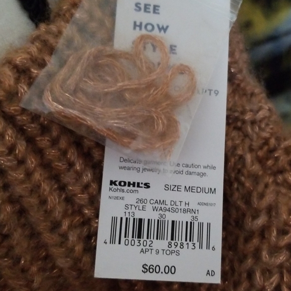 SALE💥NWT❤APT. 9 sweater - Picture 4 of 6